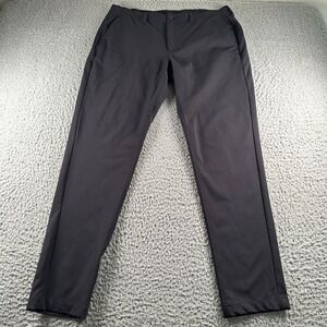Cozy Earth Pants Mens 36x32 Black Stretch Performance Tapered Slim Nylon Spandex